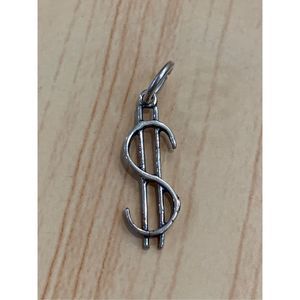Money Cash Sterling Silver Jewelry Charm